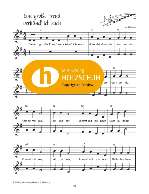 Eine große Freud verkünd ich euch